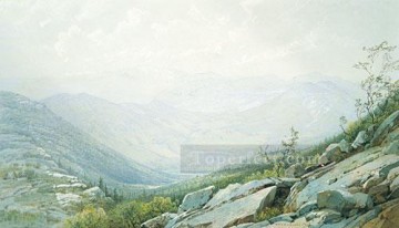  Shin Art Painting - The Mount Washington Range scenery William Trost Richards